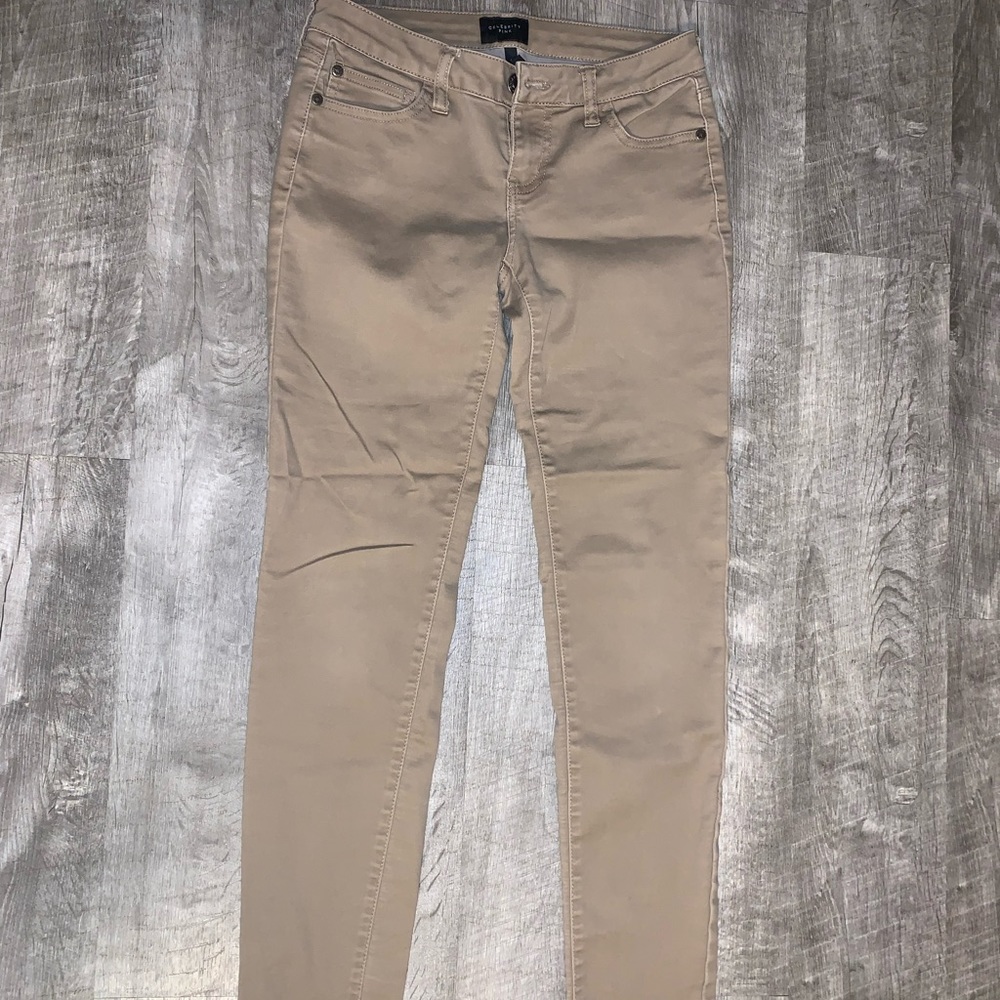 Khaki dress pants skinny jeans